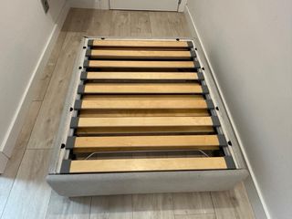 Cama Puff Ikea vallentuna gris claro