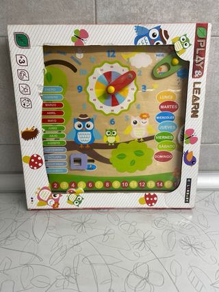 Calendario Reloj Madera Play & Learn