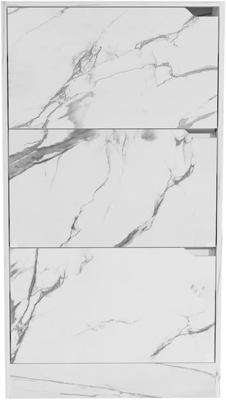 Scarpiera Portascarpe in Legno MDF con 3 Ante Port