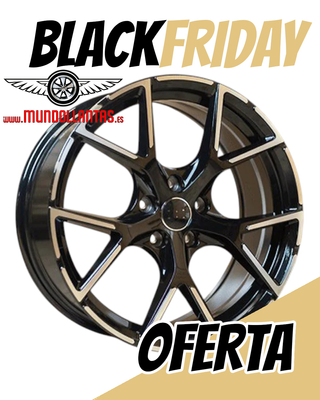 LLANTAS AUDI MOD. ANZIO 19” NEGRO PULIDO.