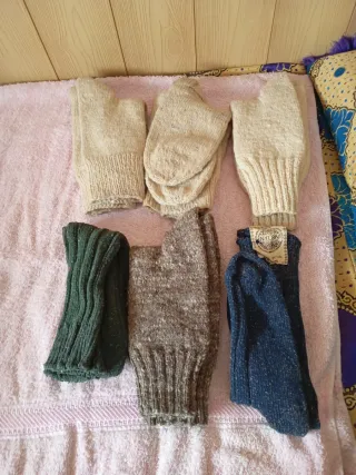 Calcetines hechos a mano varios colores