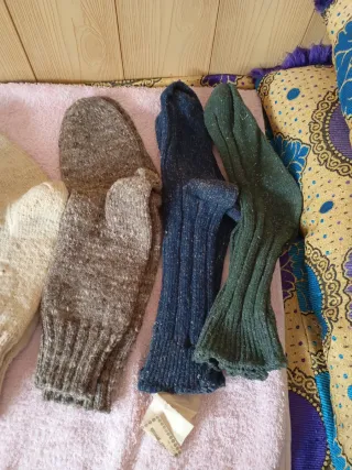 Calcetines hechos a mano varios colores