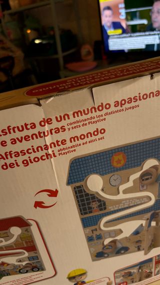 Juego laberinto madera Playtive Policía y Granja