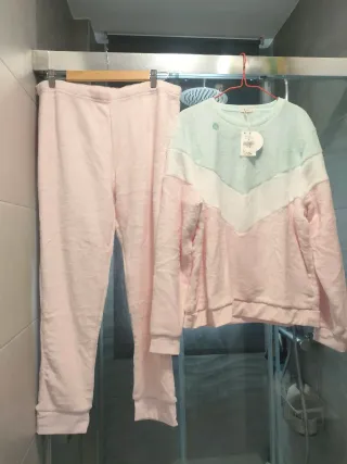 Pijama mujer calentito talla XL