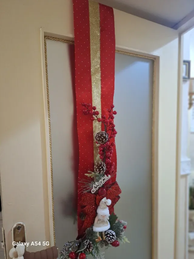 Decorazione Fuori Porta Natalizia