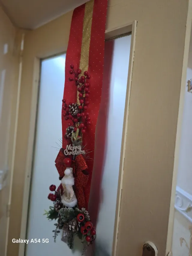 Decorazione Fuori Porta Natalizia