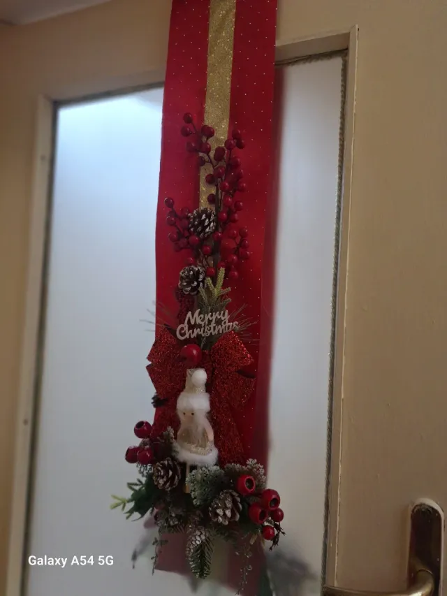 Decorazione Fuori Porta Natalizia