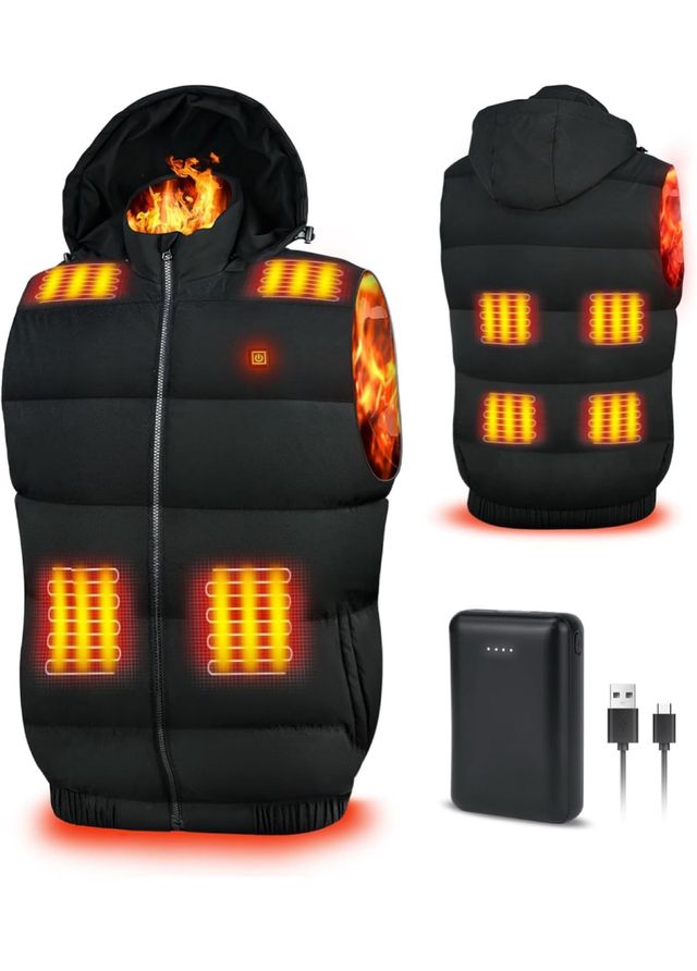 Chaleco Calefactor Negro