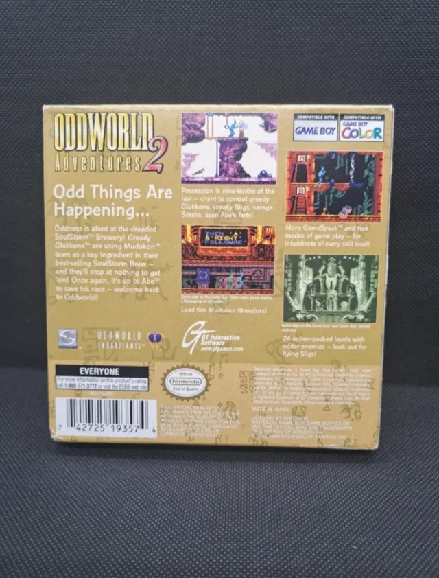 Oddworld Adventures 2 Game Boy Color
