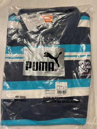 Polo Puma Ocean Race Rayas Azul Talla XL