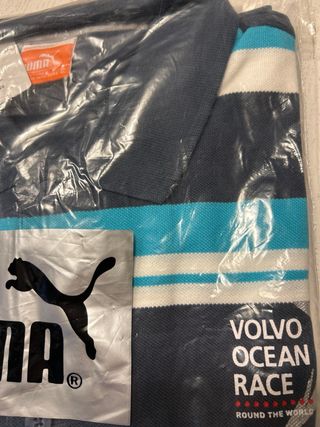 Polo Puma Ocean Race Rayas Azul Talla XL