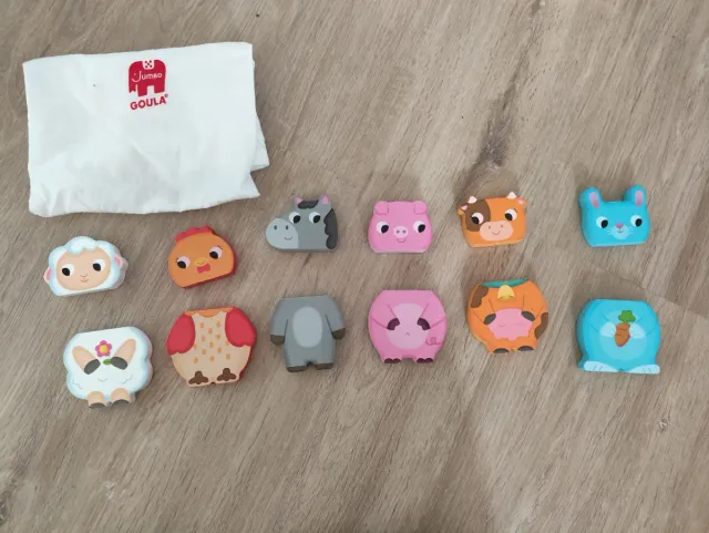 Puzzle animales madera Goula