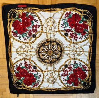 Foulard Renato Balestra seta vintage anni '80