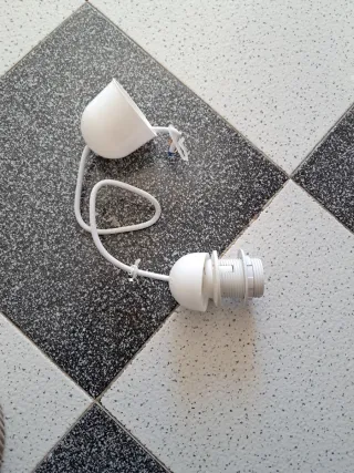 Lámpara colgante blanca