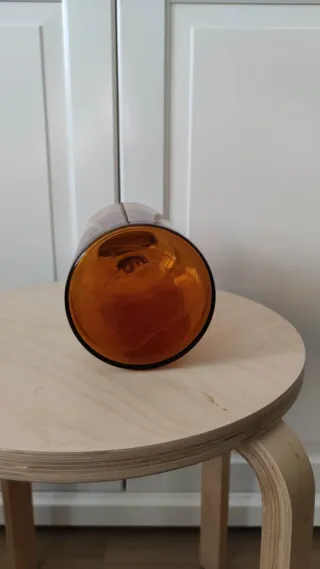 Botella Boticario Antiguo Ámbar