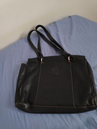 Bolso Tote Piel Negro Yanci Mujer