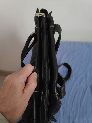 Bolso Tote Piel Negro Yanci Mujer