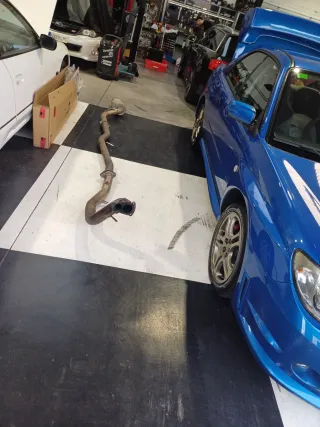 Línea de escape 3" + Downpipe Subaru
