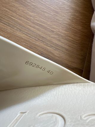 Chanclas Gucci Beige Talla 40