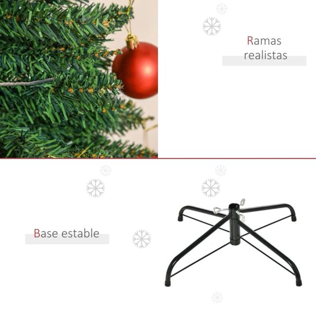 Árbol de Navidad Artificial Estrecho 210cm