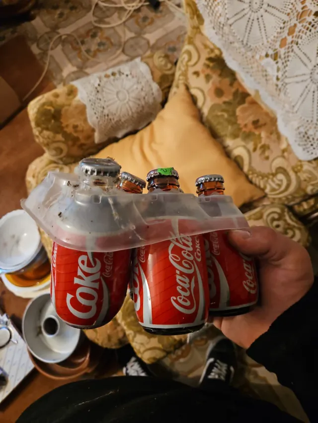 Botellas Coca-Cola pequeñas antiguas