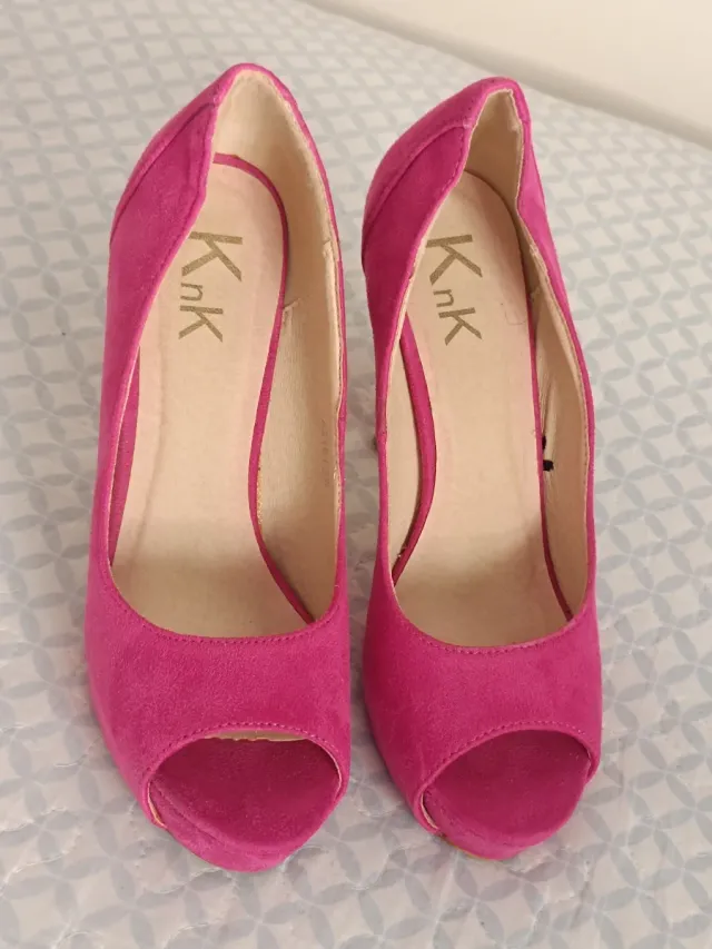 Zapatos de Tacón Fucsia