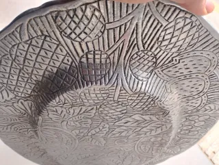 Plato decorativo con frutas