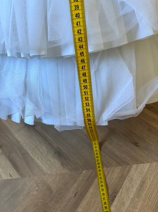 Cancán Fallera Niña Blanco