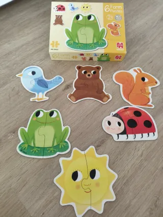 Puzzles de animales Goula 6 piezas