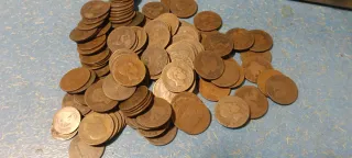 Monedas de cobre de España (5 y 10 gramos)