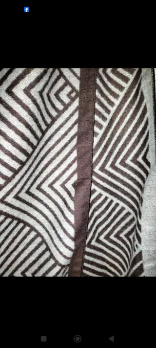 Bufanda de hombre estampado grométrico