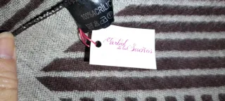 Bufanda de hombre estampado grométrico