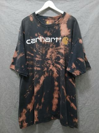 carhartt tshirt tie dye size XXL black brown