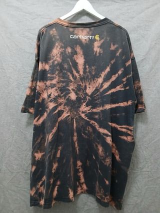 carhartt tshirt tie dye size XXL black brown