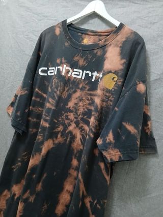 carhartt tshirt tie dye size XXL black brown
