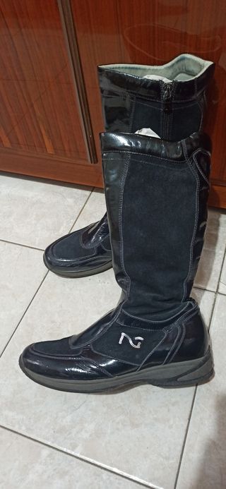 Stivali Nero Giardini Vera Pelle 40