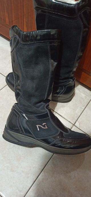 Stivali Nero Giardini Vera Pelle 40