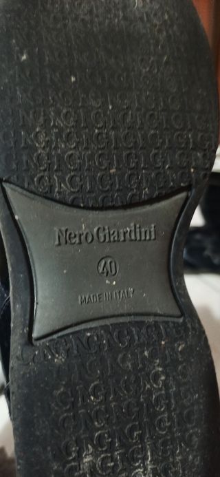 Stivali Nero Giardini Vera Pelle 40