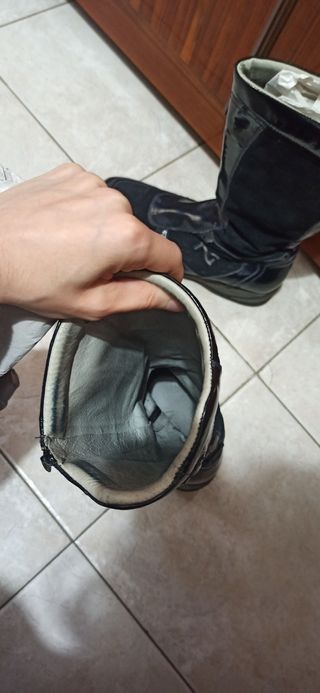 Stivali Nero Giardini Vera Pelle 40