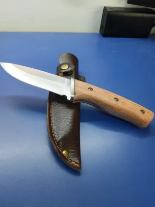 Cuchillo Bushcraft artesanal, caza camping