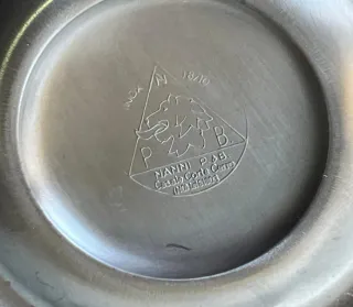 5 Tazzine Vintage in Acciaio Inox Nanni P&B