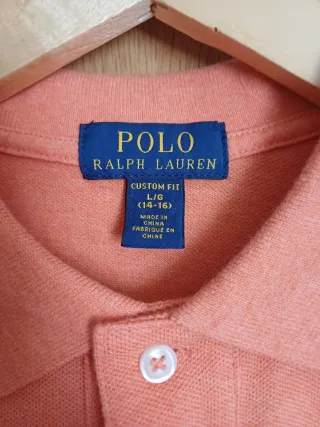Polo Ralph Lauren Naranja T.14/16 Años