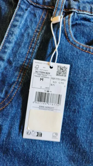 Vaqueros Regular Fit Mango Teen