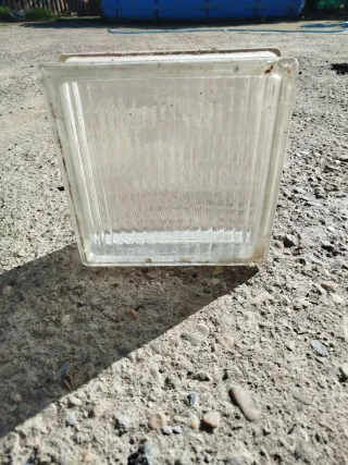 110 Bloques de Vidrio sin limpiar,seria para recoj