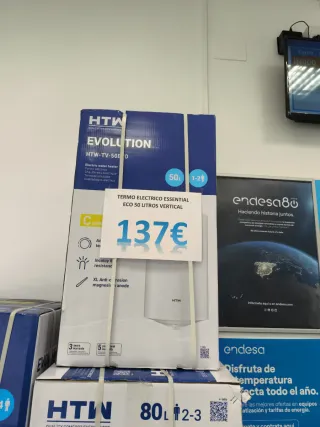 Termos eléctricos HTW Essential 50-80-100L C