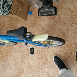 Bicicleta infantil azul