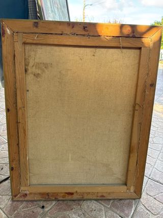 óleo mujer con cesta y cántaro