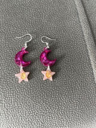 Pendientes Luna y Estrella