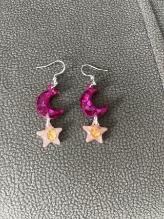Pendientes Luna y Estrella