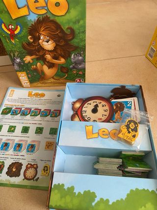 Juego de mesa Leo va al barbero